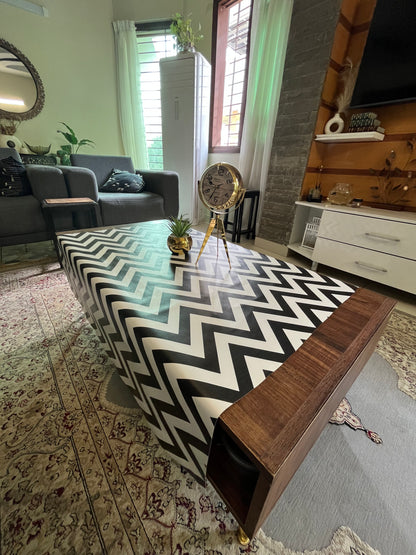 Beige Burberry Check Pattern | PU Leather Table Covers