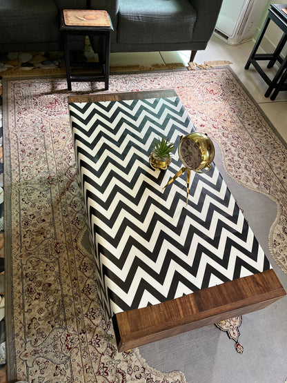 Beige Burberry Check Pattern | PU Leather Table Covers